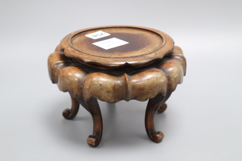 A Chinese hardwood stand